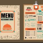 Download 50+ Food Menu Designs EPS & JPG for Cafes & Hotels