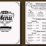 Download 50+ Food Menu Designs EPS & JPG for Cafes & Hotels