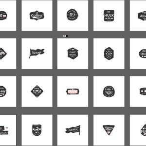 20 Ink Logos Bundle – Handcrafted Ink Logo Templates for Vintage Branding