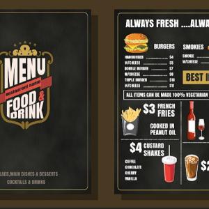 Download 50+ Food Menu Designs EPS & JPG for Cafes & Hotels