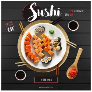 Download 8 Seafood PSD Templates | Editable Photoshop Flyers & Banners for Seafood Restaurants