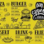 Restaurant Graphics Pack – 50+ EPS & JPG Food, Drink & Dining Illustrations