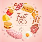 70+ Fast Food Elements PNG & EPS – Burgers, Pizza, Snacks & Drinks Graphics