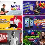 High-Quality 100 Thumbnail PSD Pack – Customizable, Professional, and Trendy Designs