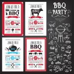 30 BBQ Icons – Editable EPS & PNG Transparent Food Graphics