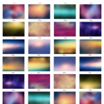 100 Blurred Backgrounds – High-Resolution Soft Gradient Backdrops for Digital Art, Presentations, Web Design, Mobile Wallpapers, Branding, and Creative Graphic Design Projects