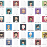 500 Avatar Bundle JPG & CDR | Editable Vector Profile Icons for Designers, Brands & Creators